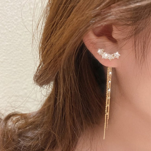 Stars Tassel Earrings