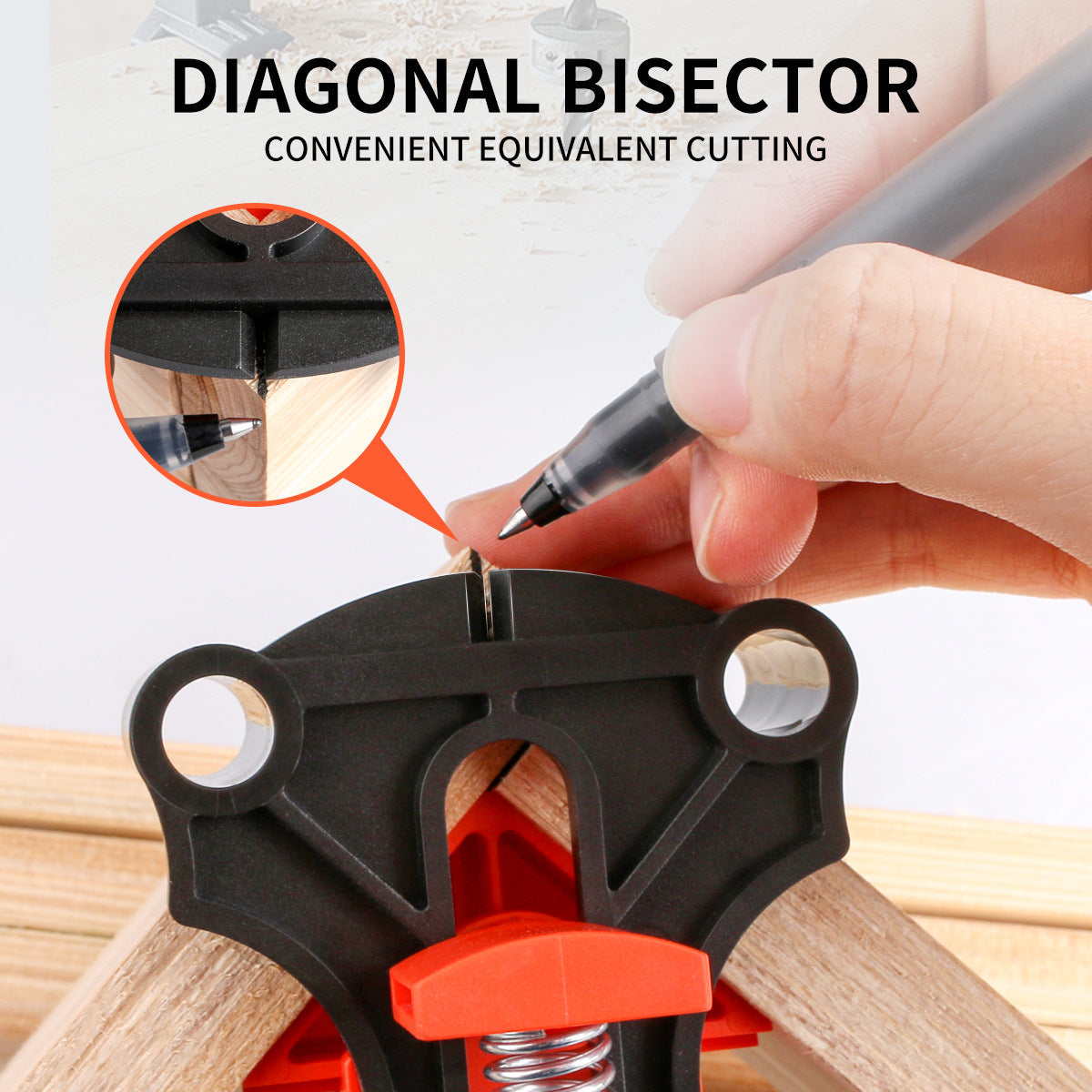 Clamp set (4pcs) + FREE 60°, 90° & 120° heads