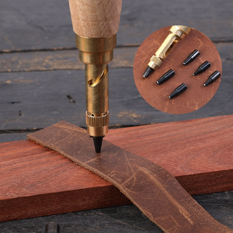 Hole Punch Screw Removable Book Drill