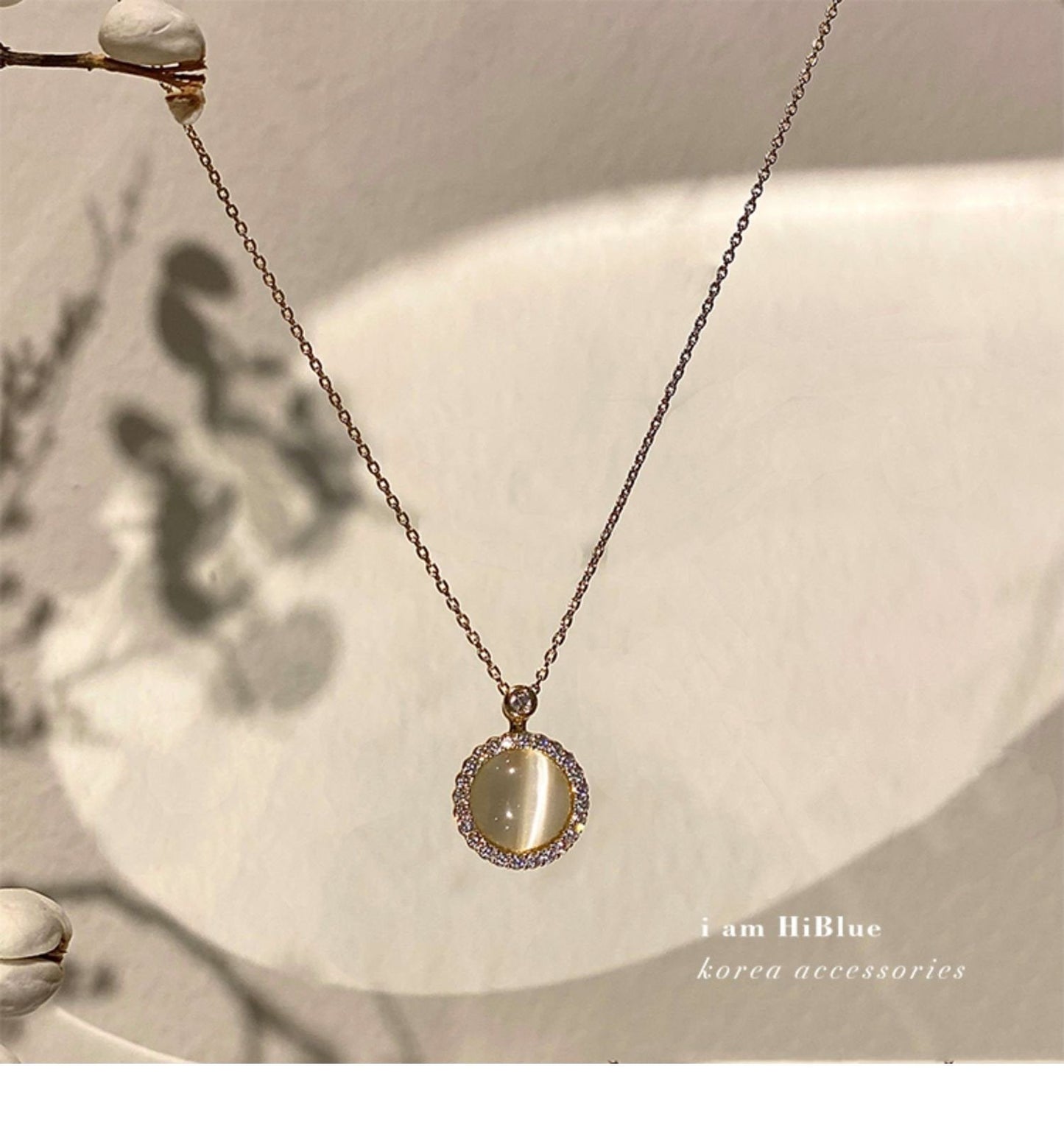 Spinning Cat's Eye Opal Jewelry Set