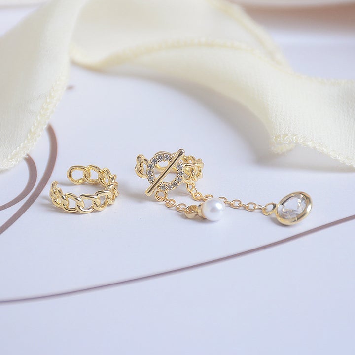 Fine Chain Ear Cuff Set