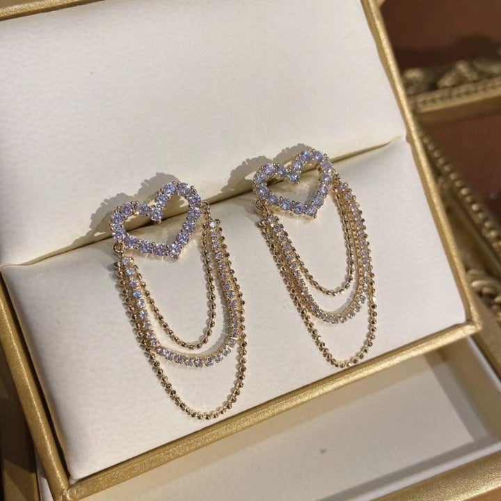 In Your Dreams Heart Earrings