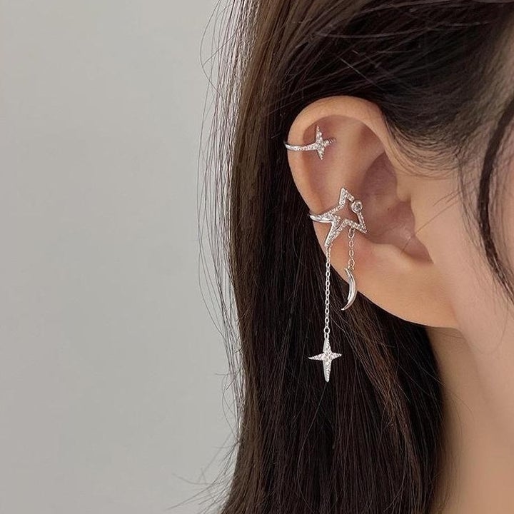 Starlight Asymmetrical Earrings