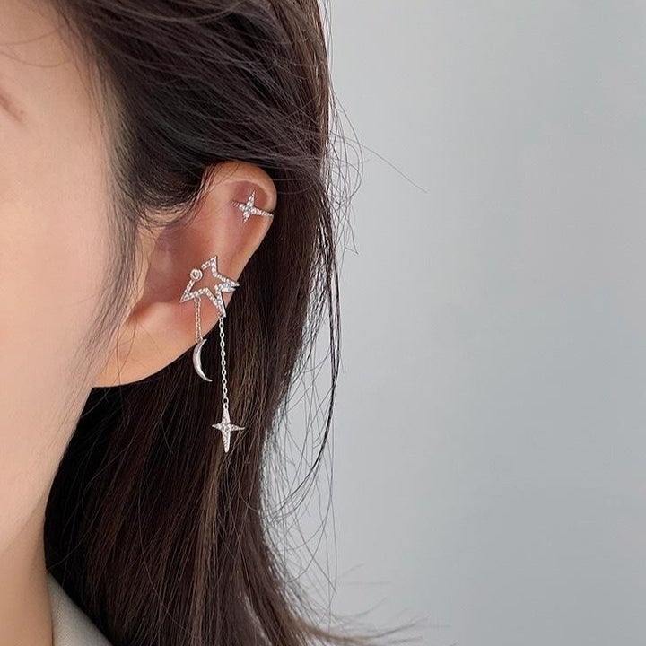 Starlight Asymmetrical Earrings