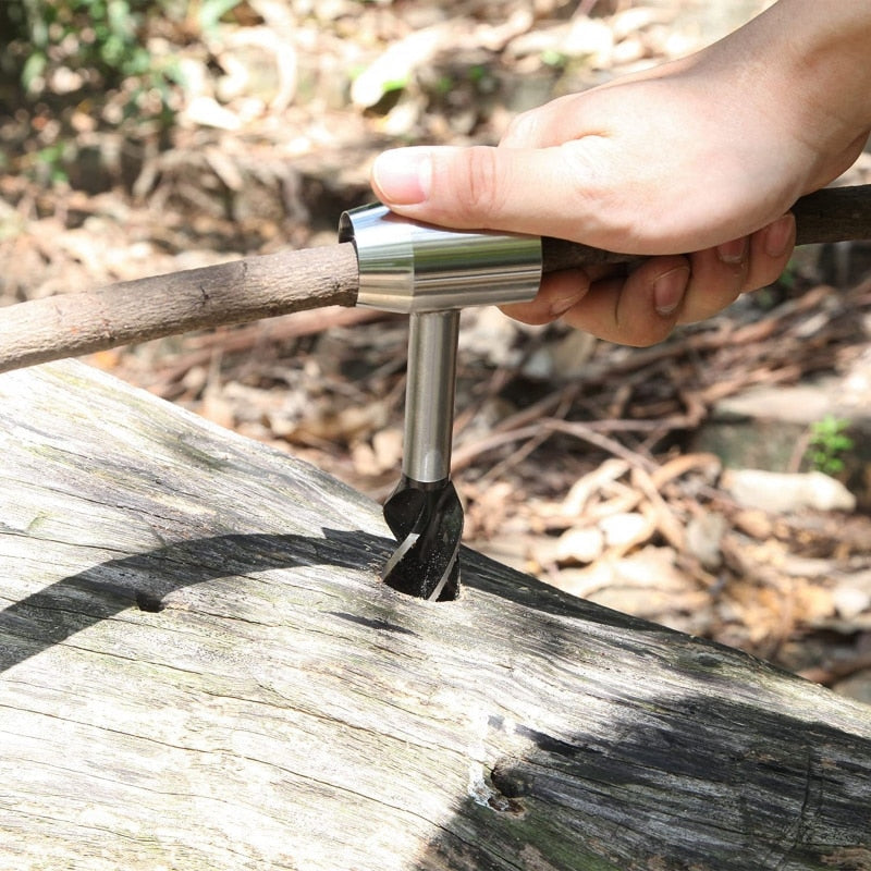 SUPOWER Hand Auger Wrench Multifunctional Survival Settlers Tool