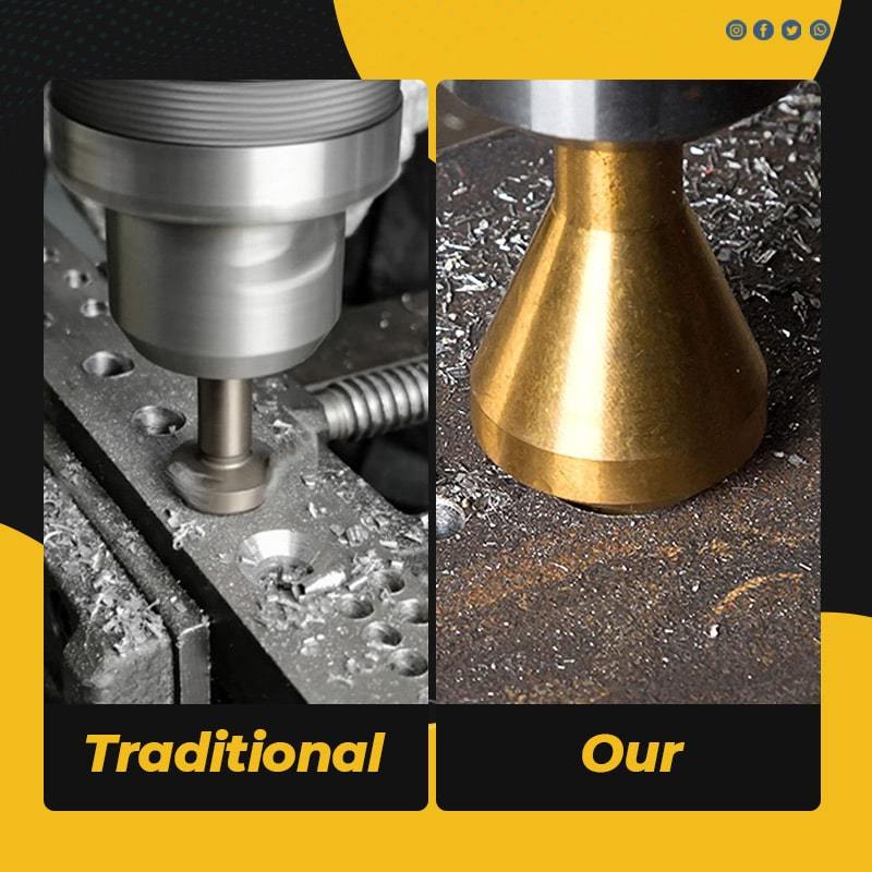 Titanium Coated Countersink Chamfer Tool(4 PCS)