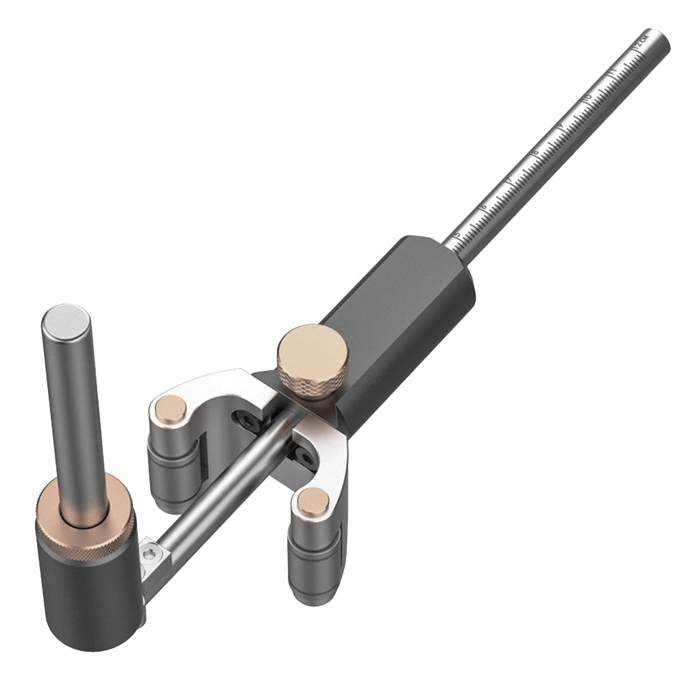 WOODWORKING DUAL-PURPOSE LINEAR ARC SCRIBE