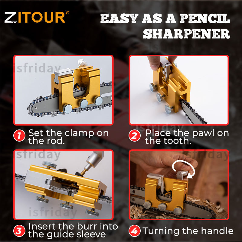 Easy & Portable Chainsaw Sharpener