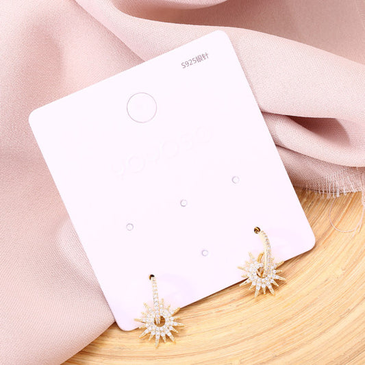YOYOSO Fashion Delicate Eight Pointed Star Stud Earrings YYS797