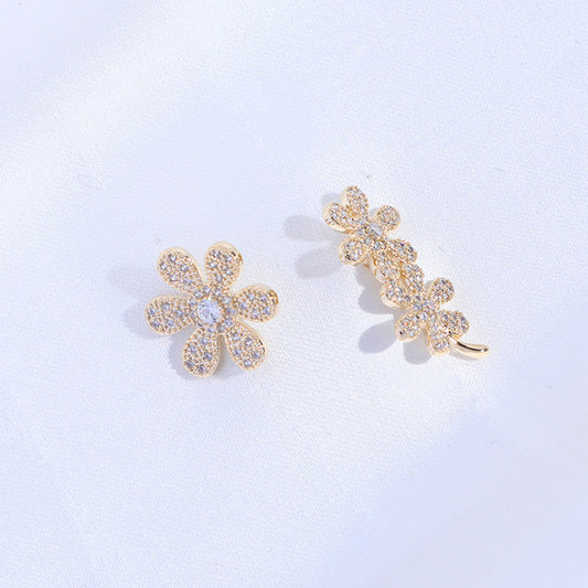 YOYOSO Exquisite Fashion Beauty Six Petal Flower Earrings YYS793
