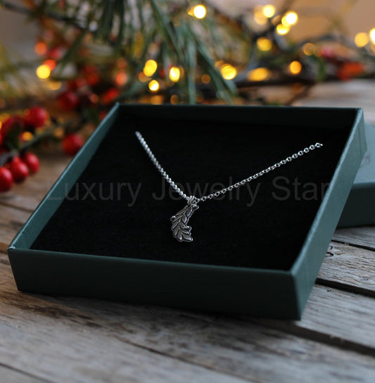 Layered leaf necklace from Luxury Jewelry Star
