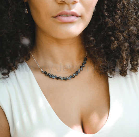 Lyra iolite necklace from Luxury Jewelry Star