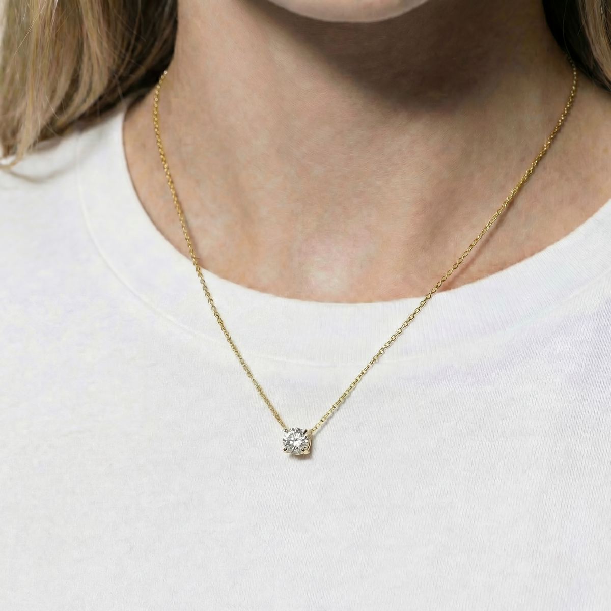 The Sol Necklace | 0.50 CT | Lab-Grown Diamond