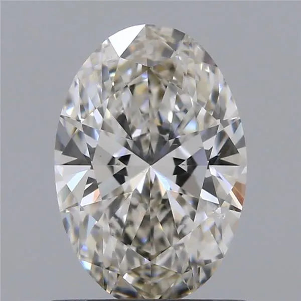 0.90ct Oval Natural Diamond (Colour H, Clarity VS2, GIA Certified)