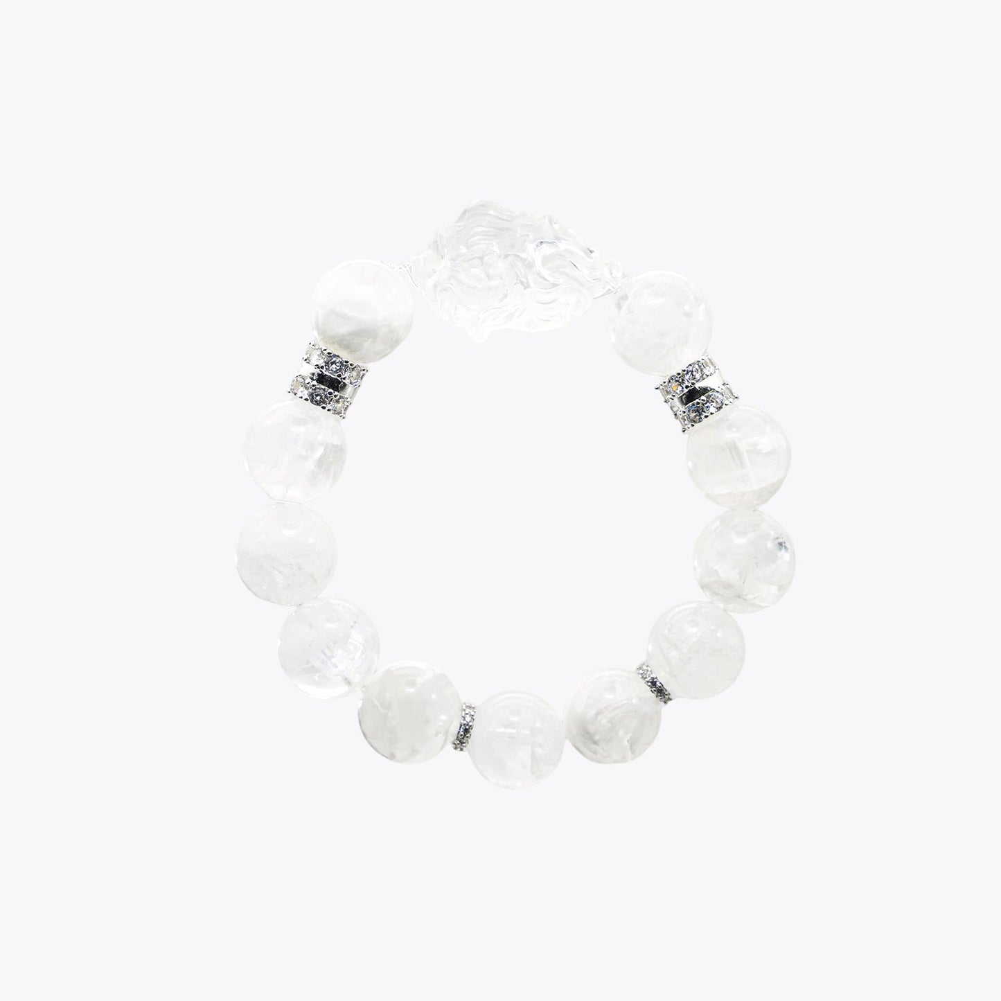 Crystal Moon Goddess Bracelet - Sacred Fox Blessing