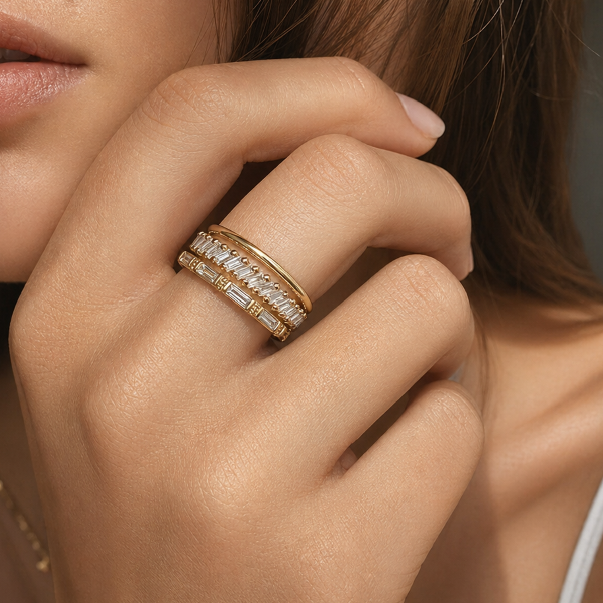 The Half Round Stacking Ring | Polished | 1.2mm