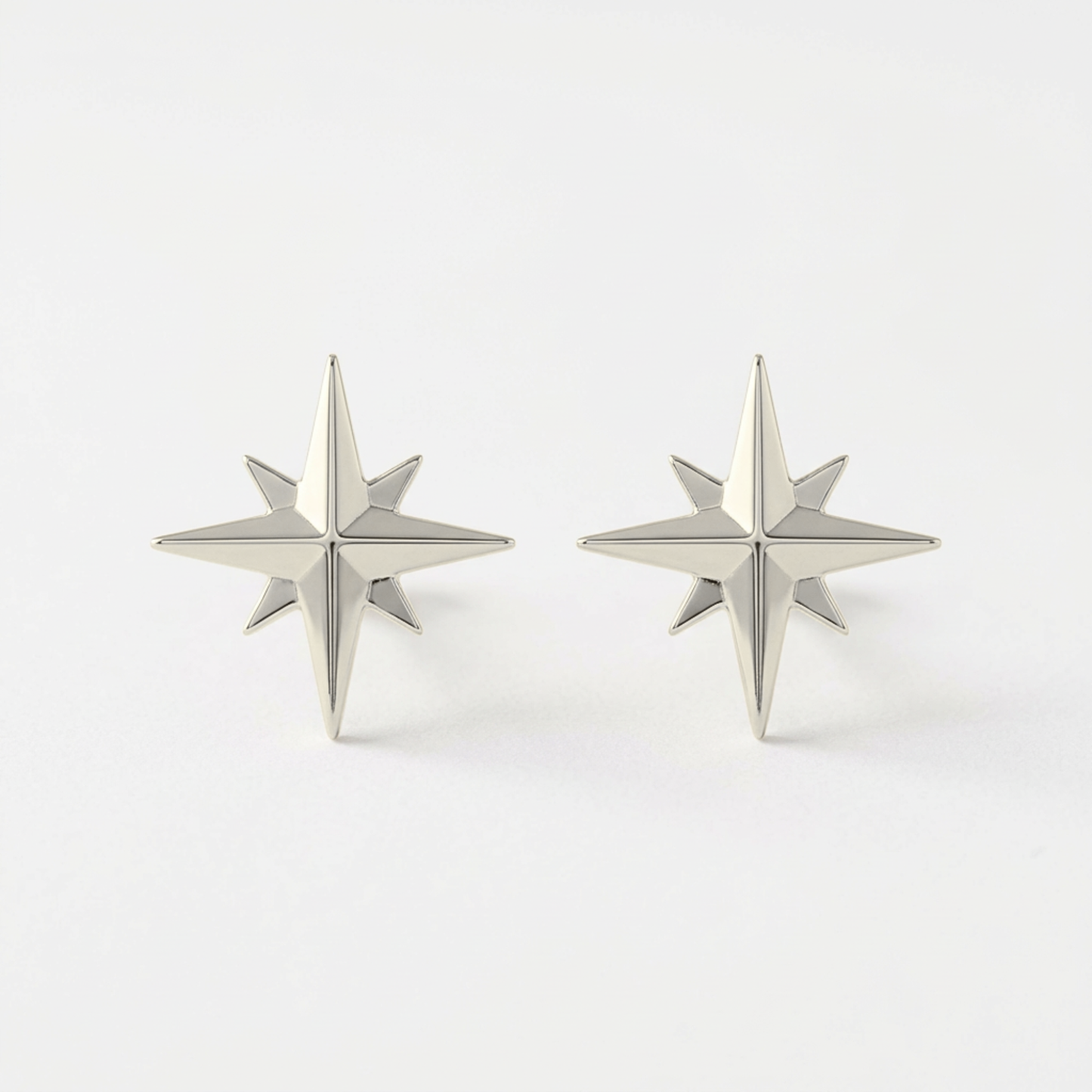 The North Star Studs | Sterling Silver