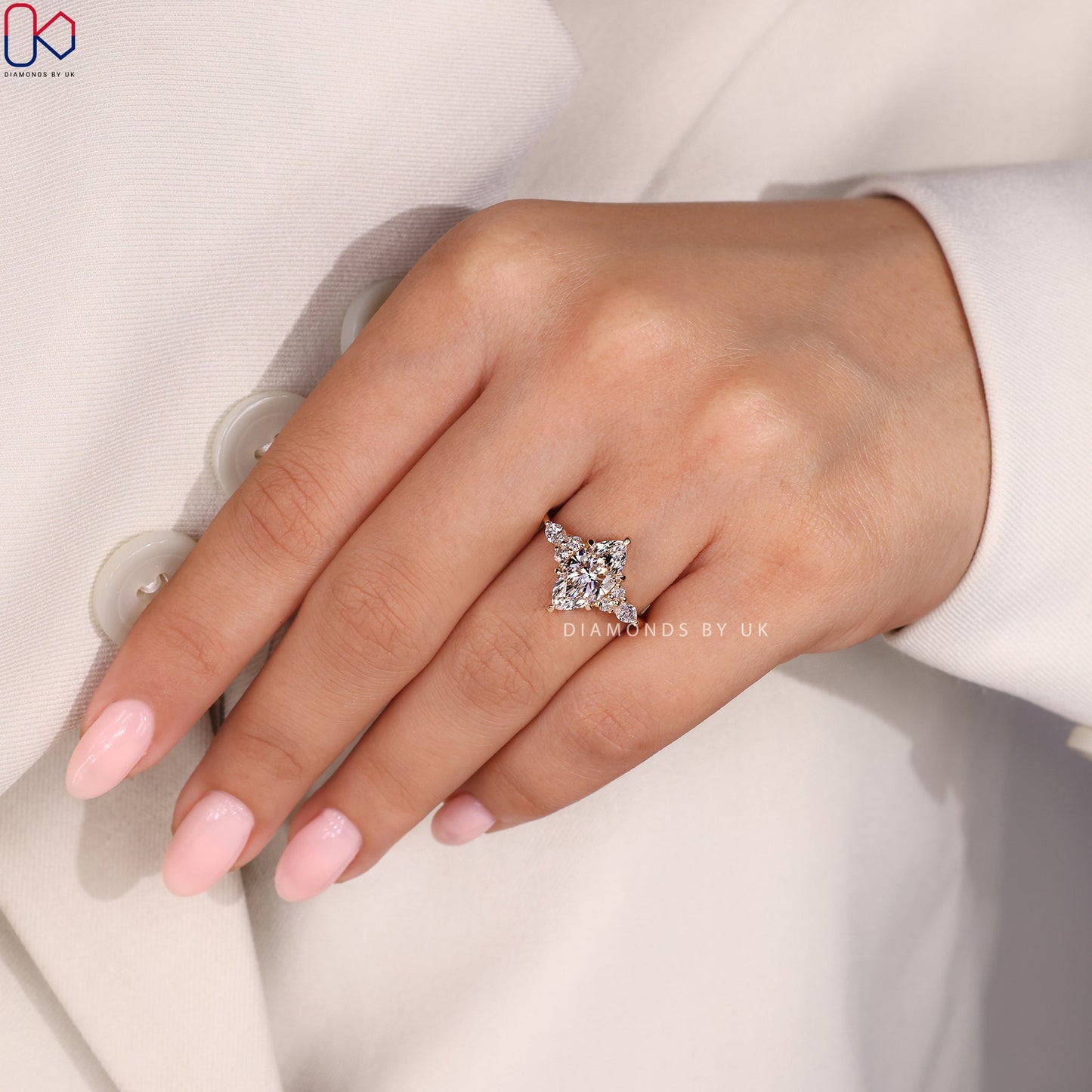 Marquise Diamond Ring – Muse Setting