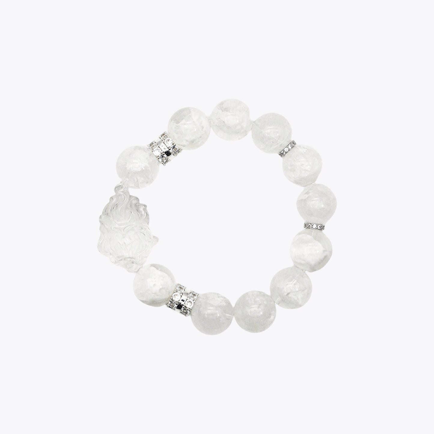 Crystal Moon Goddess Bracelet - Sacred Fox Blessing