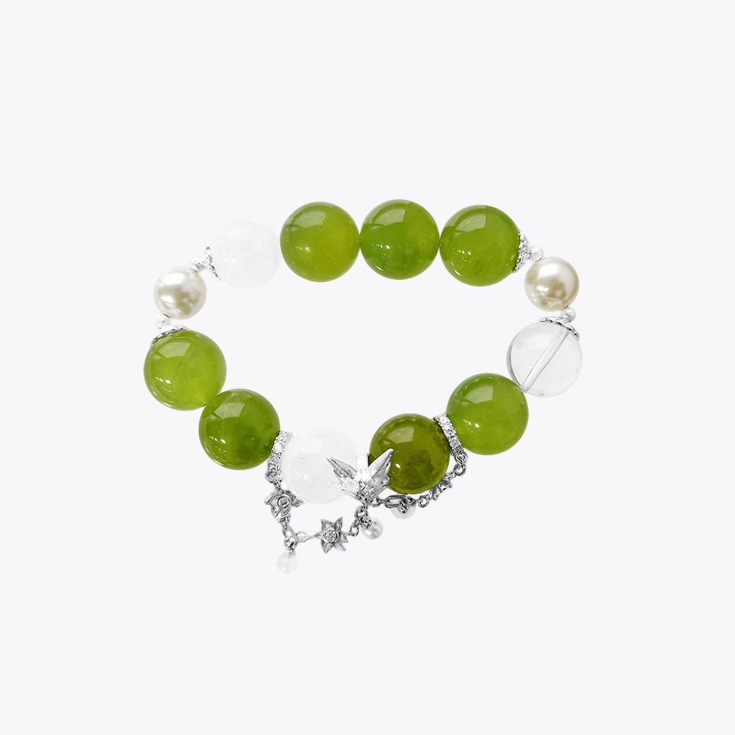 Nine-Tailed Celestial Fox · Jade Whisper Crystal Bracelet