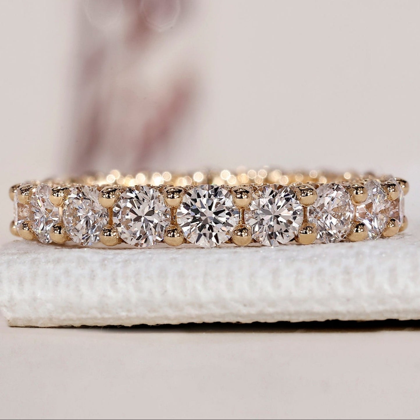 Full Diamond Eternity Band – Pave Setting