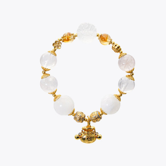 Snowbound Prosperity Vault Crystal Bracelet