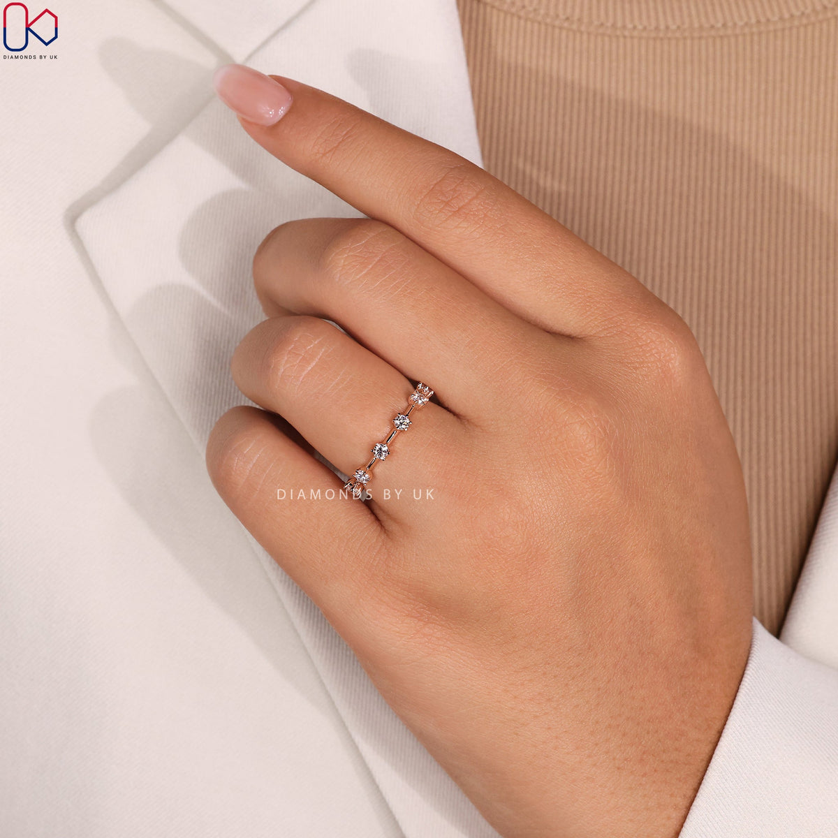 Round Eternity Diamond Band