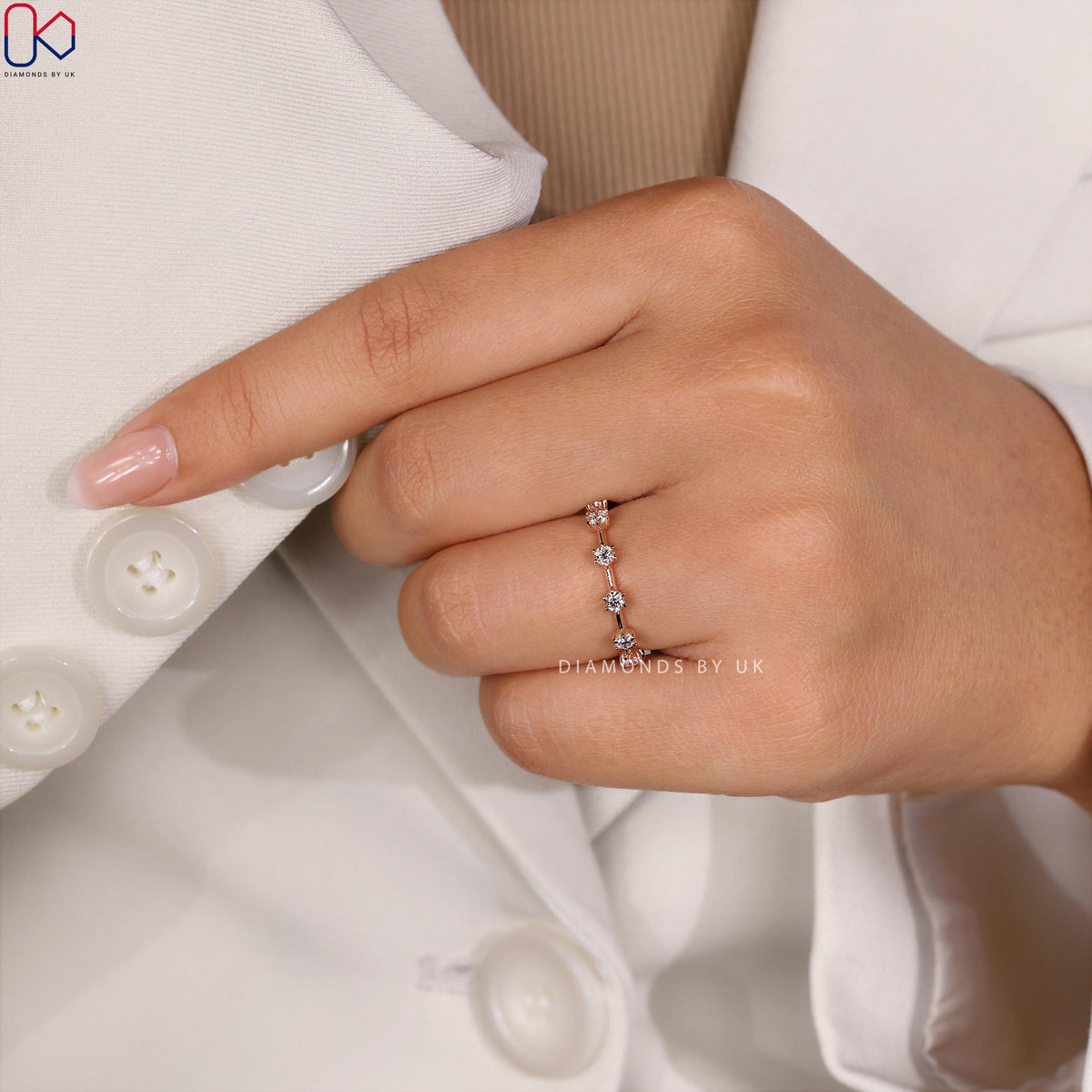 Round Eternity Diamond Band