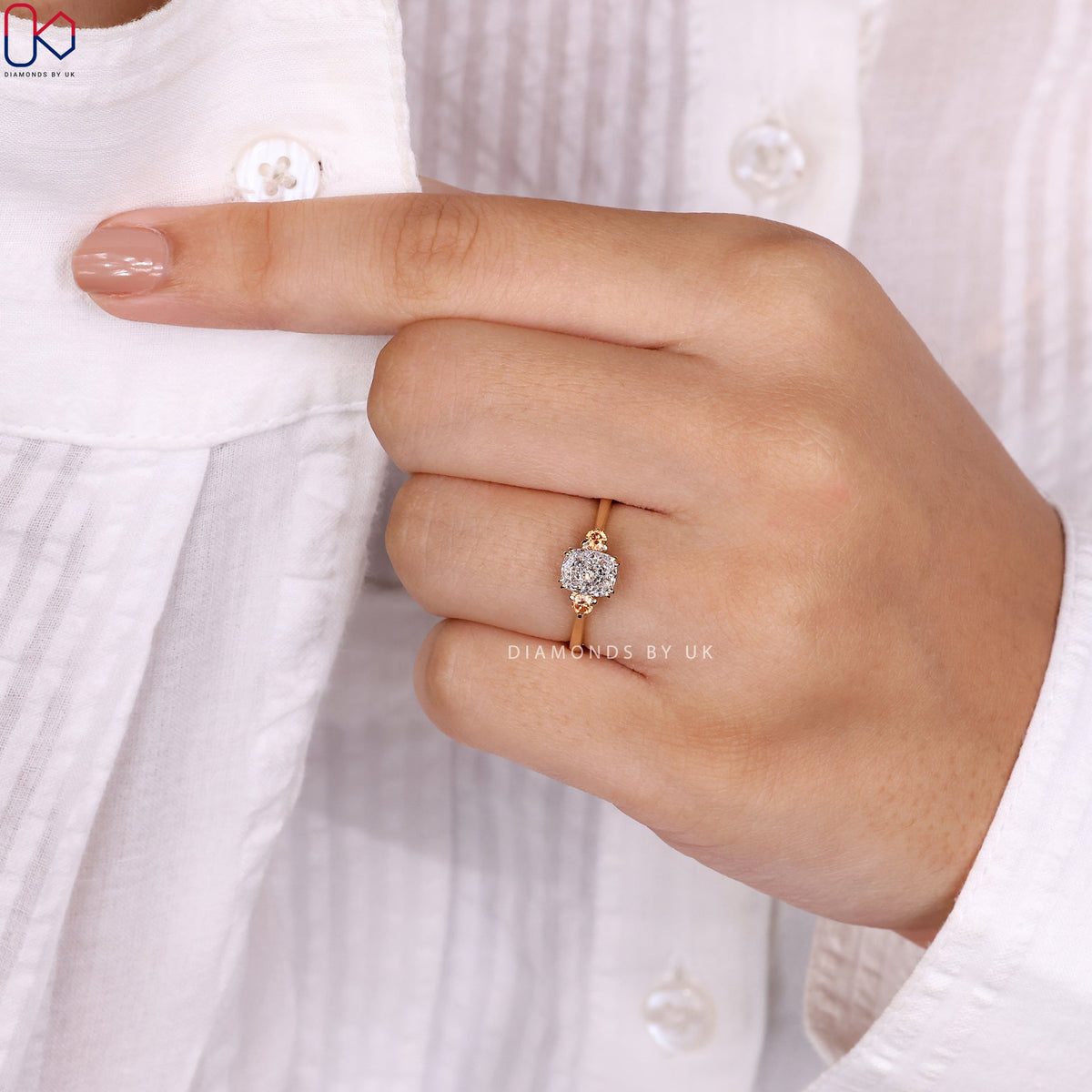 Cushion Cut Engagement Ring
