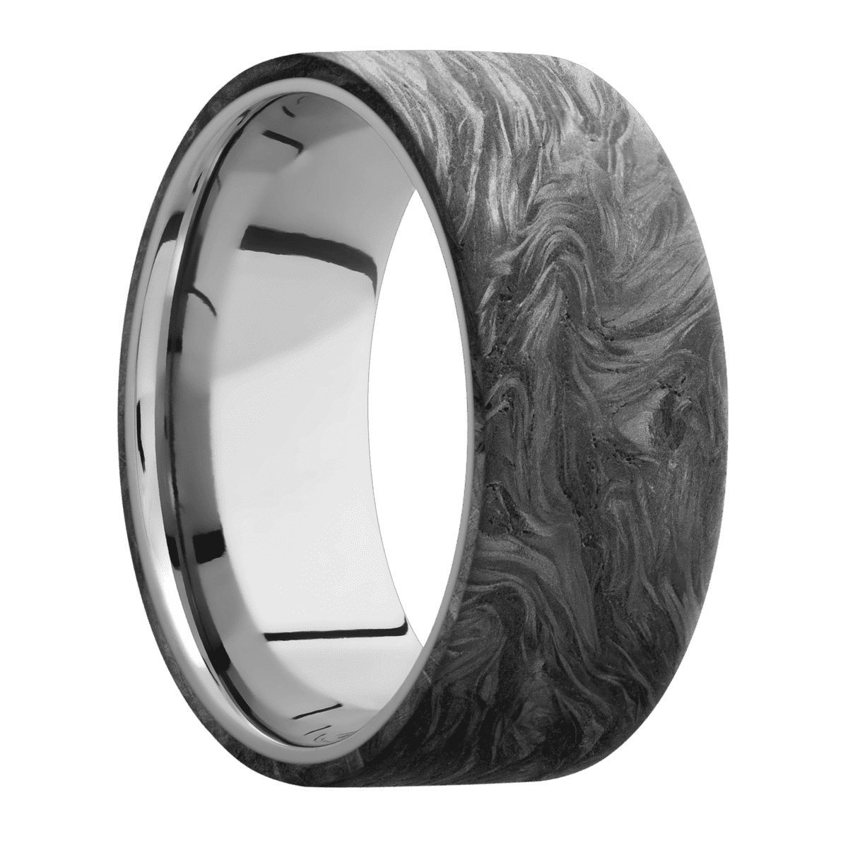 Forged Carbon Fiber + None Finish + Titanium