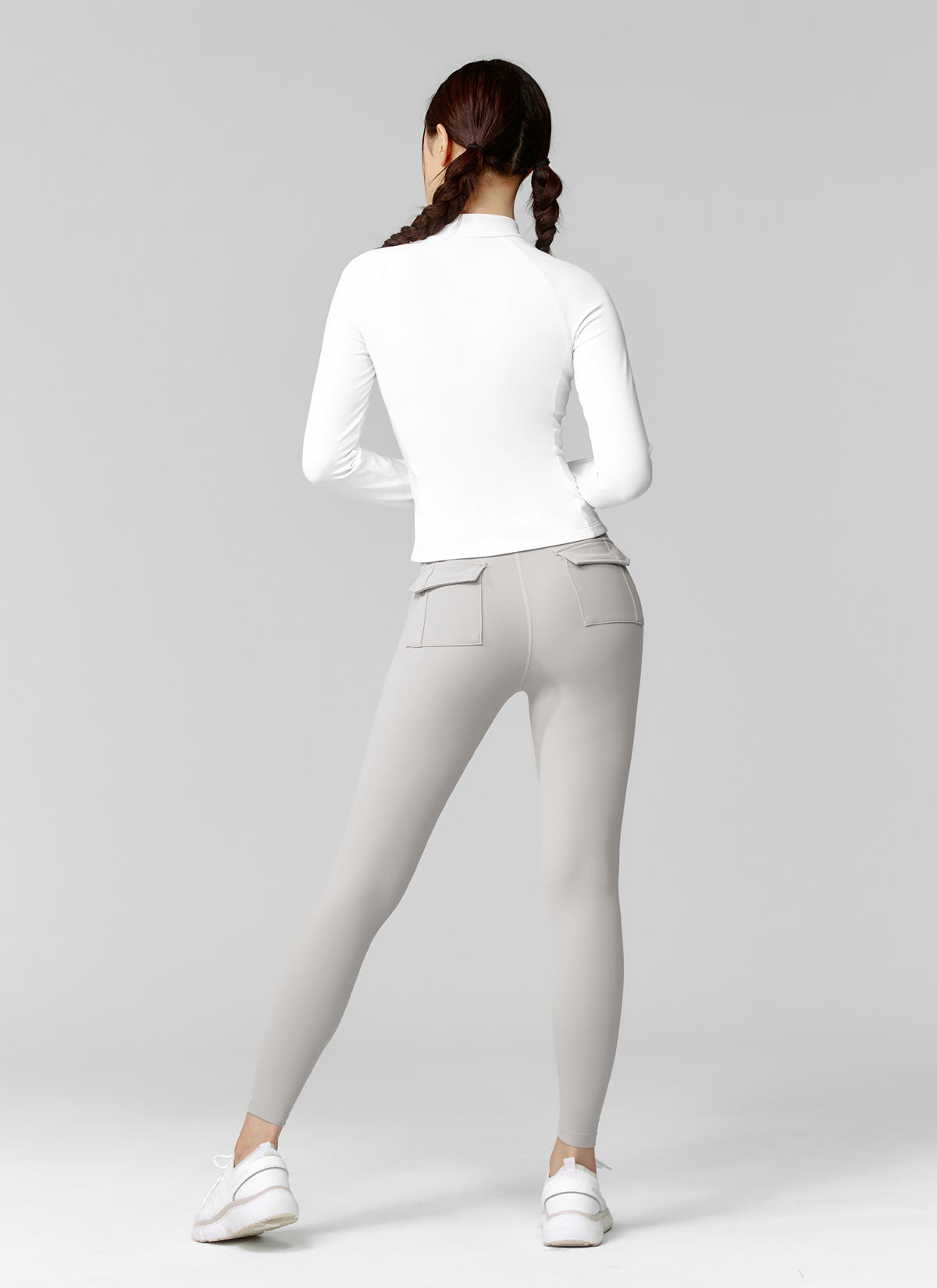 Active Slim Fit Warm Silky Zip-up