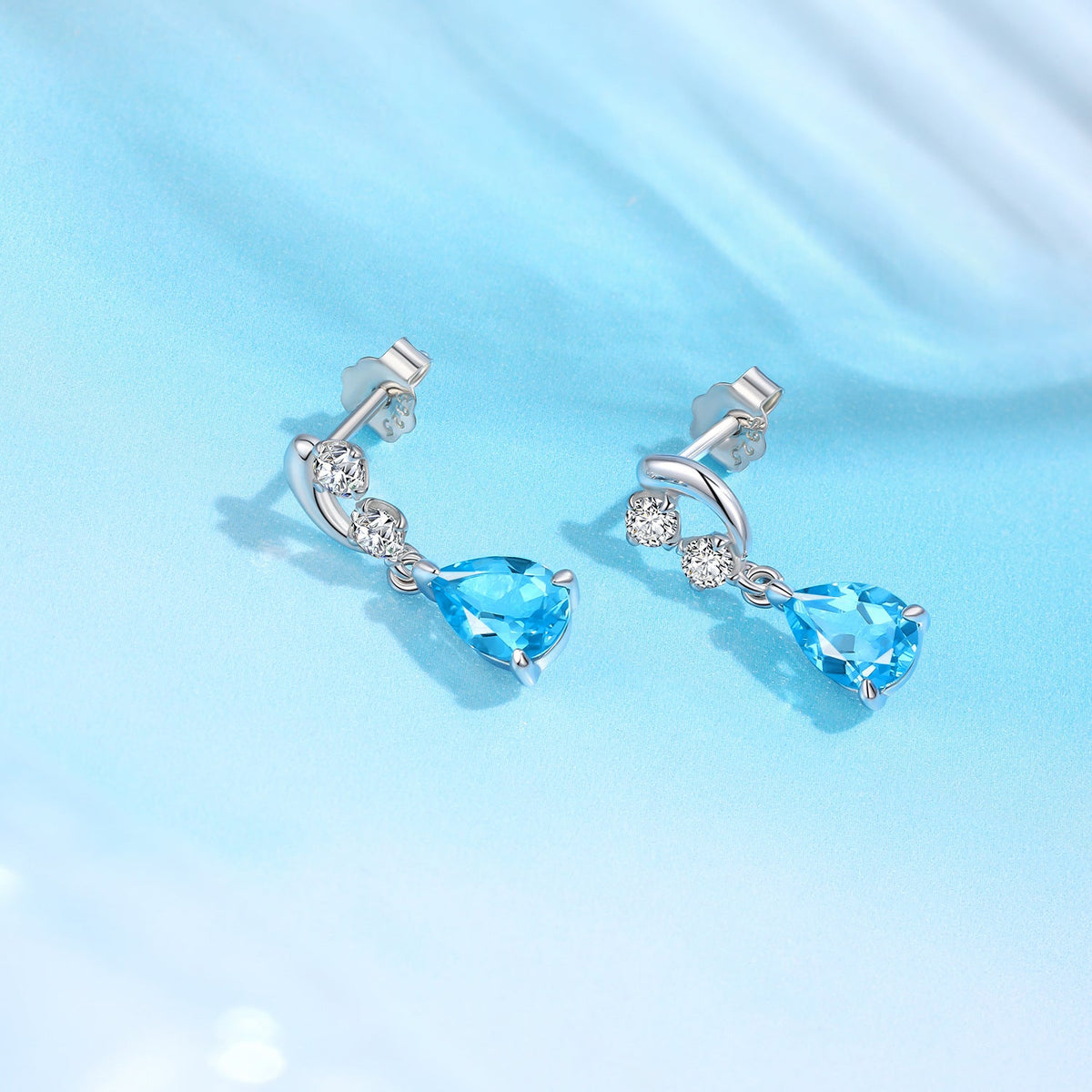 Topaz Drop Earrings
