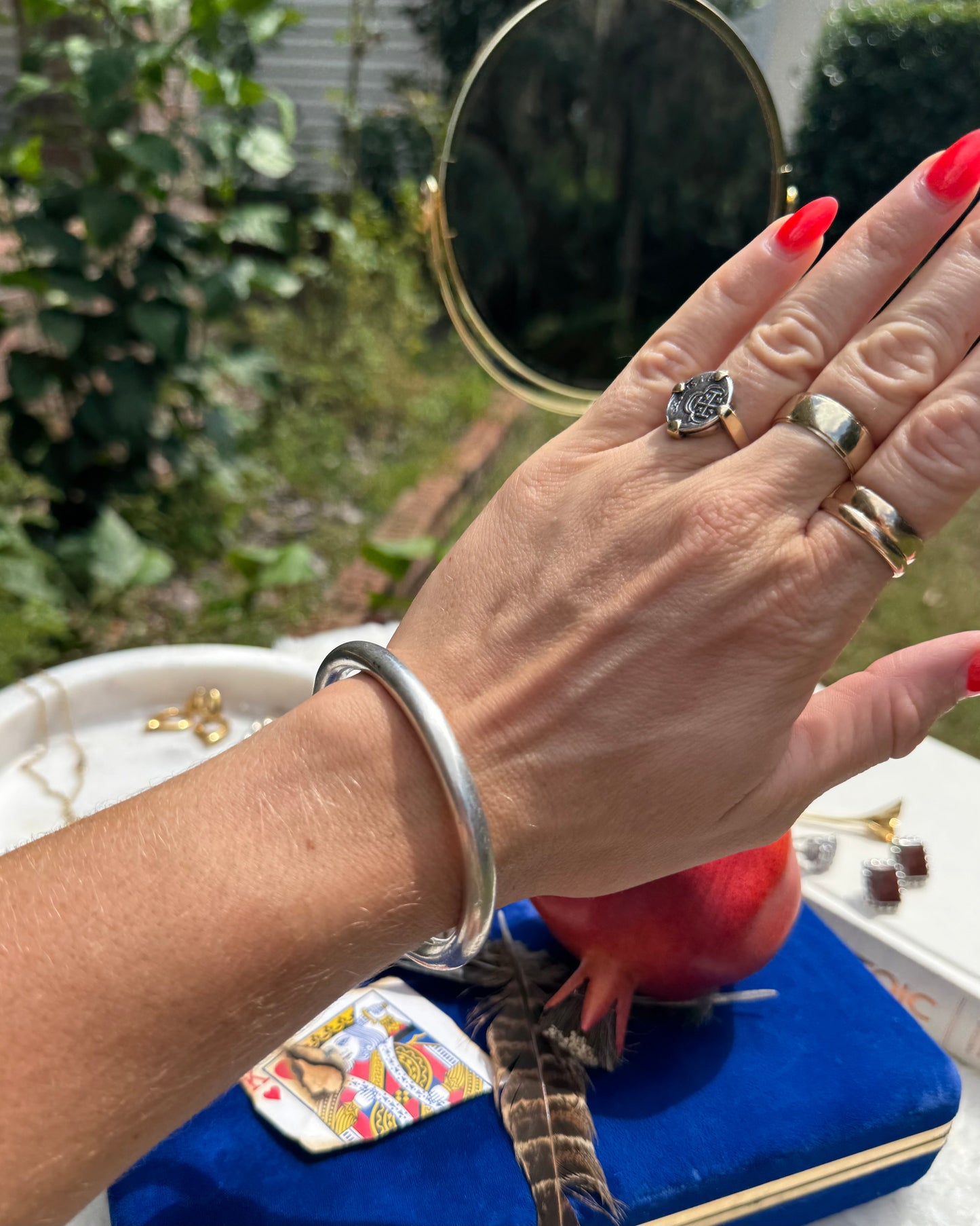 Vintage 925 Solid Sterling Silver Bangle