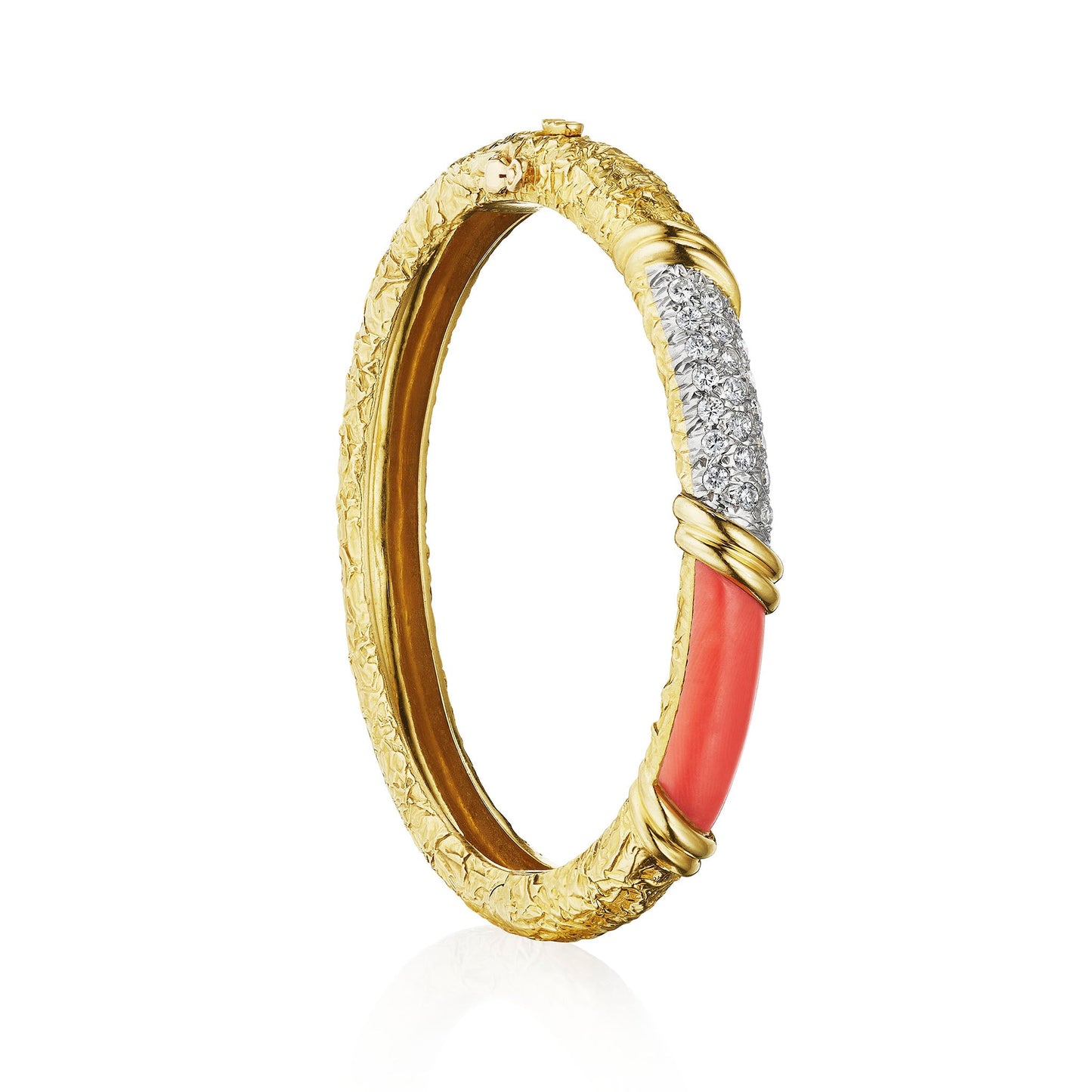 Van Cleef & Arpels Paris Coral Bangle Bracelet