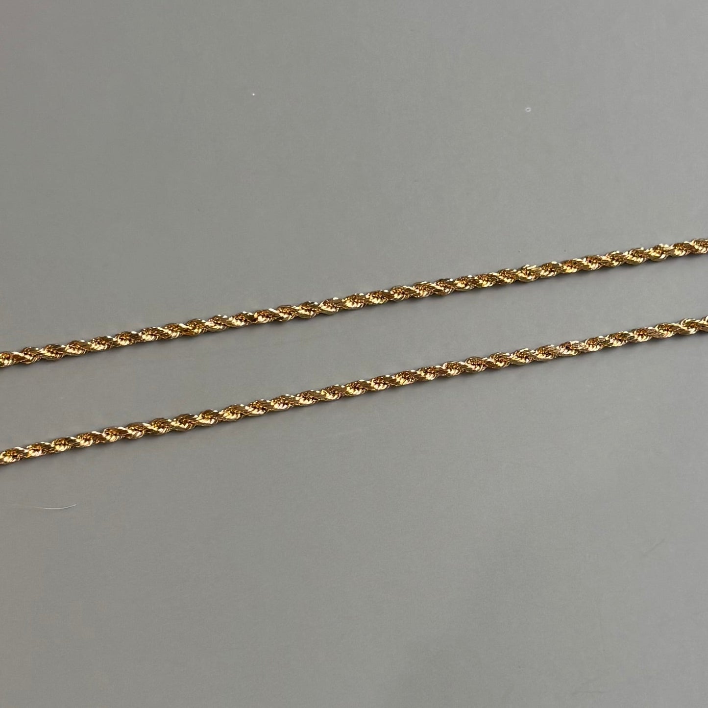Rope Chain Necklace | 22" | 2mm | 14K Yellow Gold