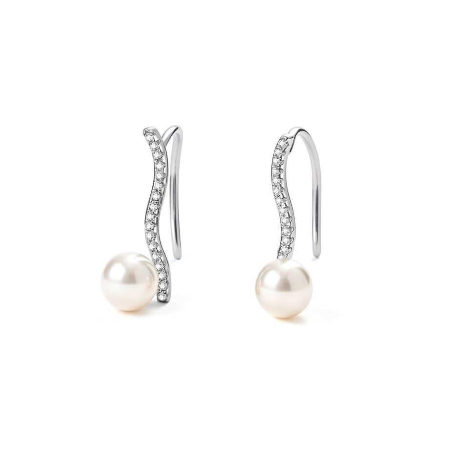 Pearl Hook Earrings