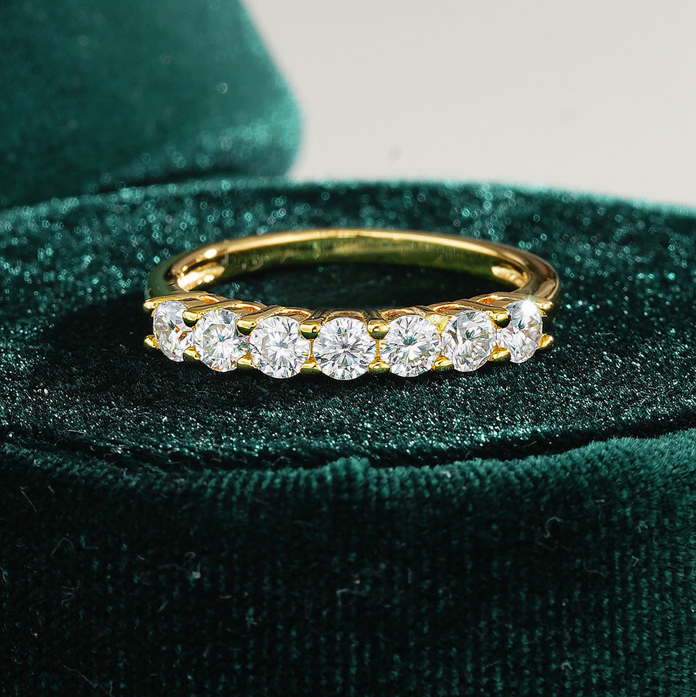 Moissanite Eternity Band