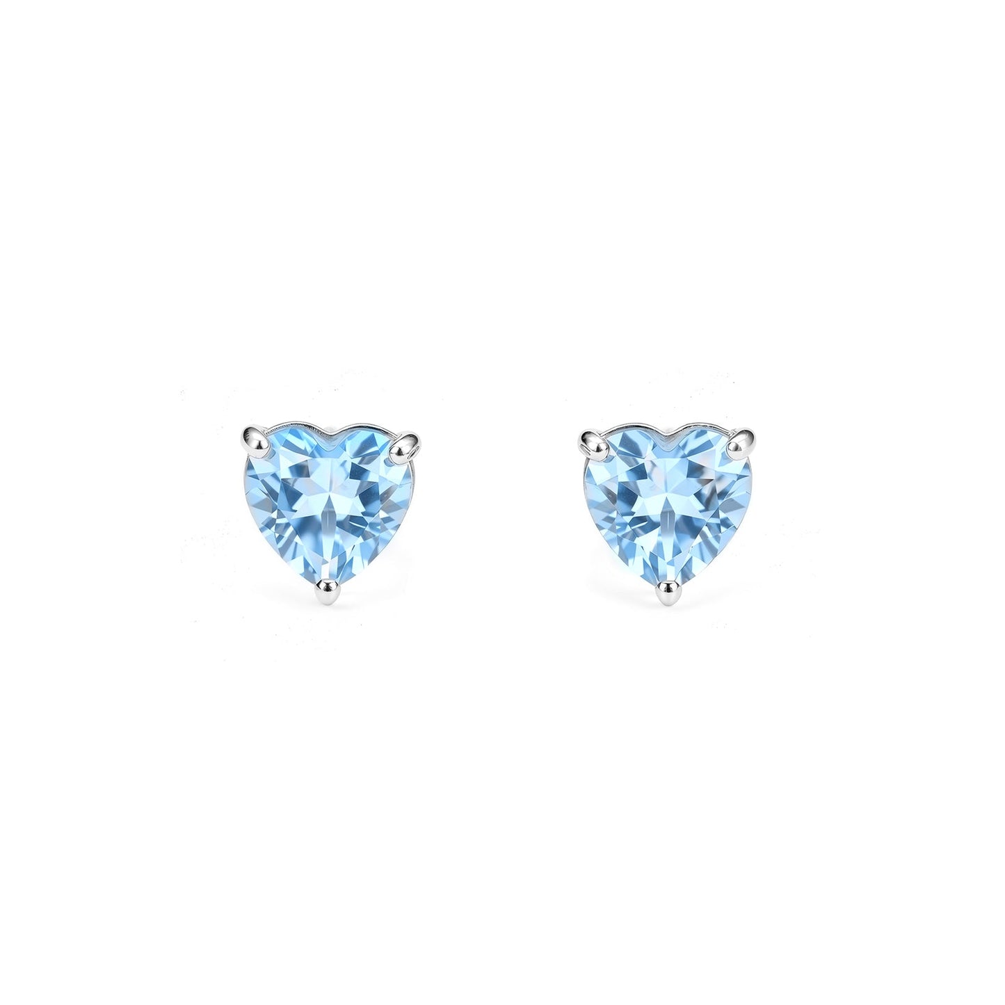 Aquamarine Stud Earrings