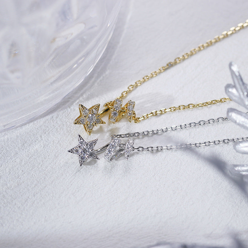 Moissanite Star Necklace