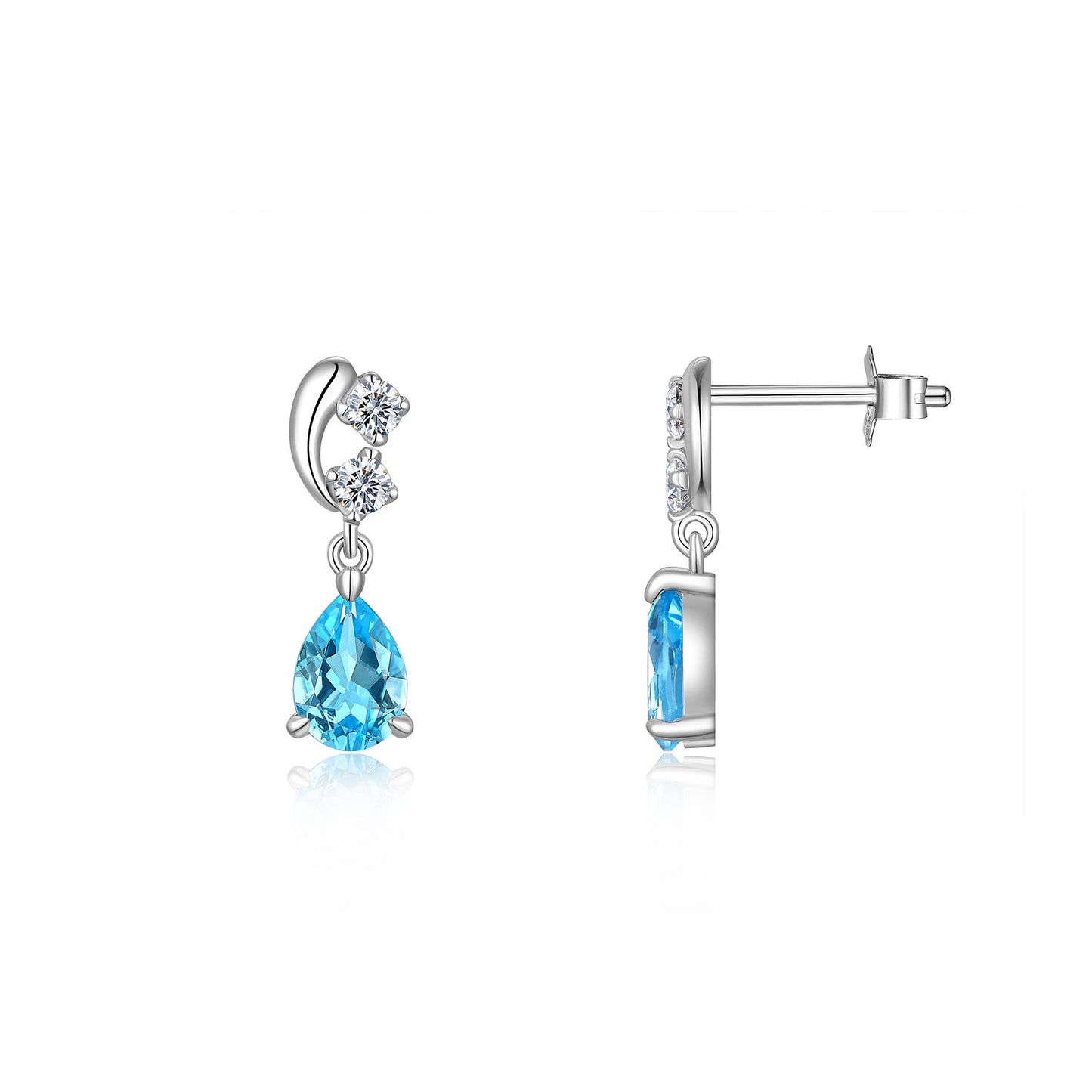 Topaz Drop Earrings