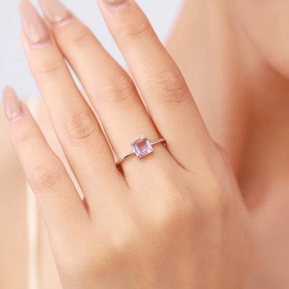 Watermelon Tourmaline Ring