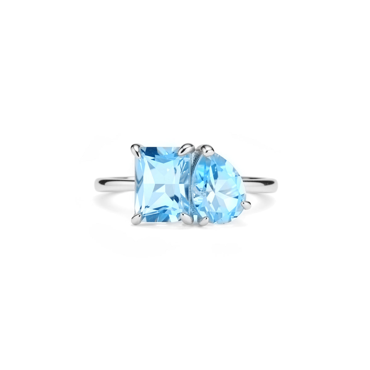 Topaz Toi et Moi Ring