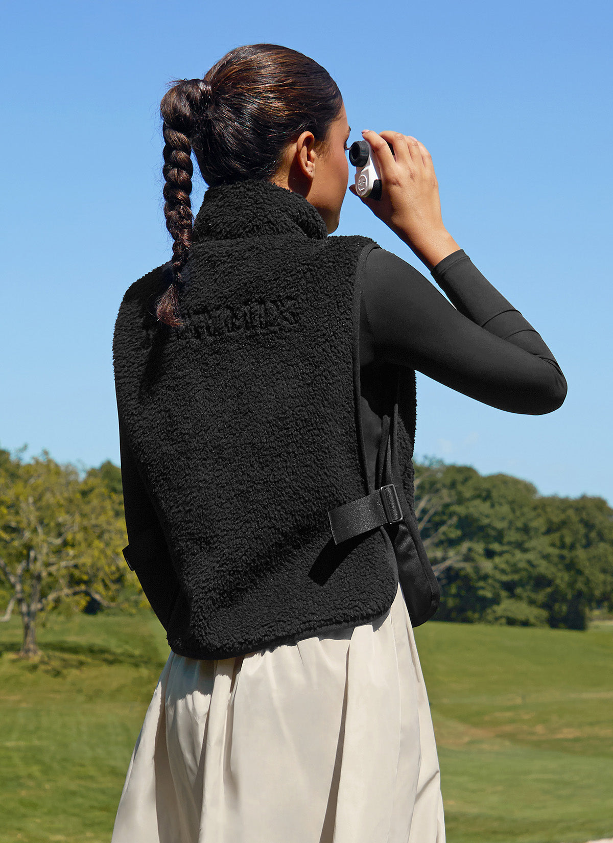 Side Buckle Fleece Vest