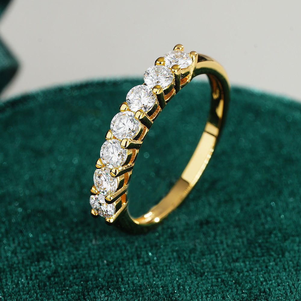 Moissanite Eternity Band