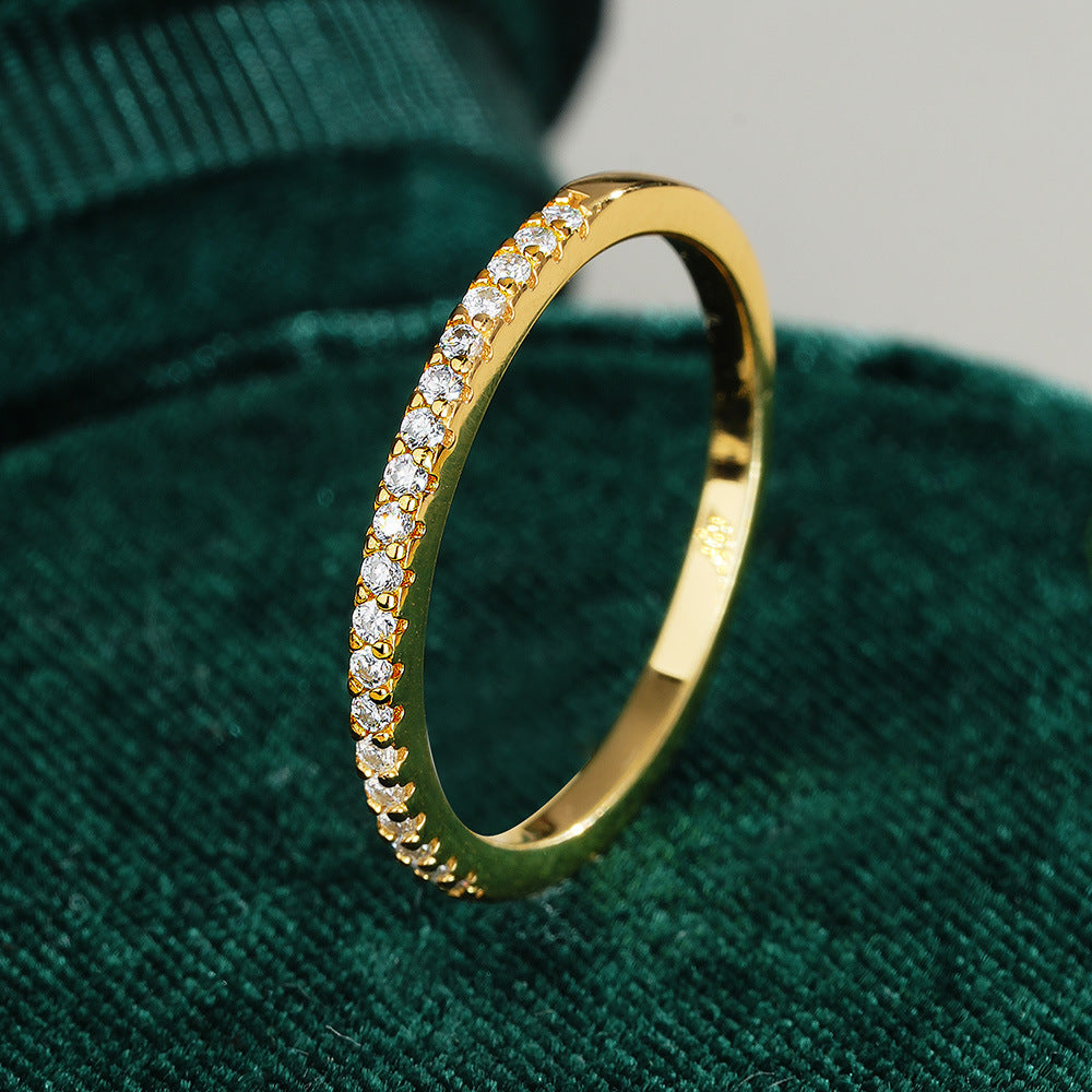 Moissanite Eternity Band