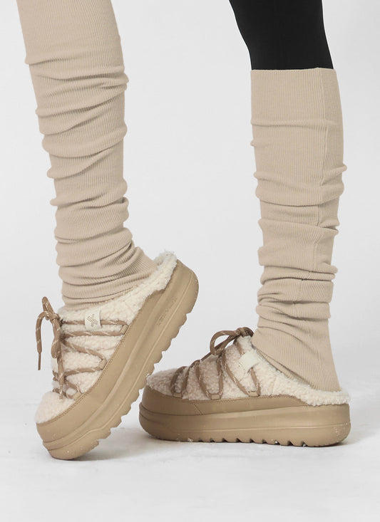 Hug Lace Up Mules
