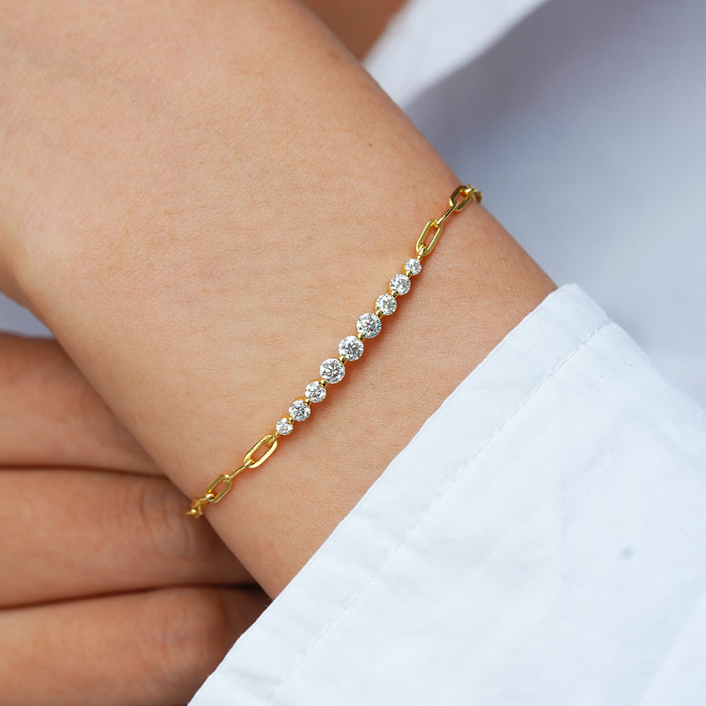 Moissanite Tennis Bracelet