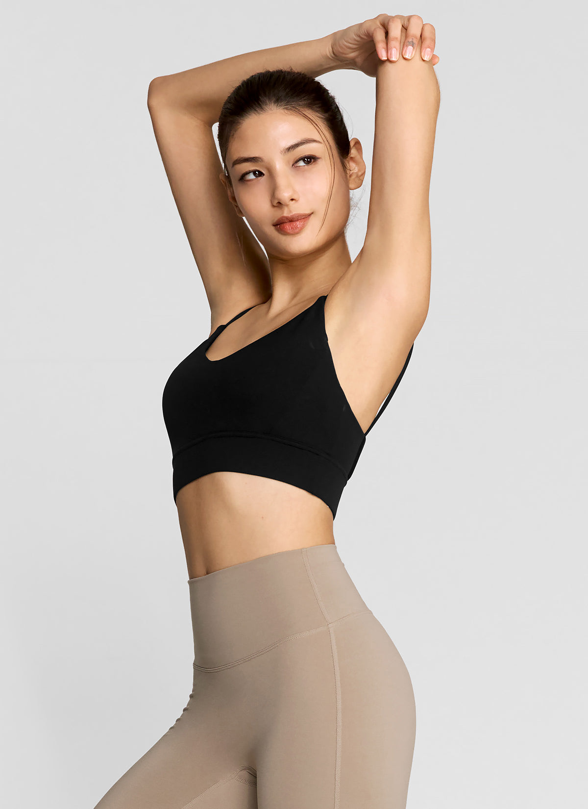 [Only New Member]Black Label Signature Breathe V-neck Bra Top