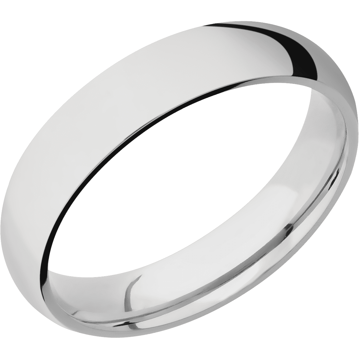 14K White Gold + Polish Finish