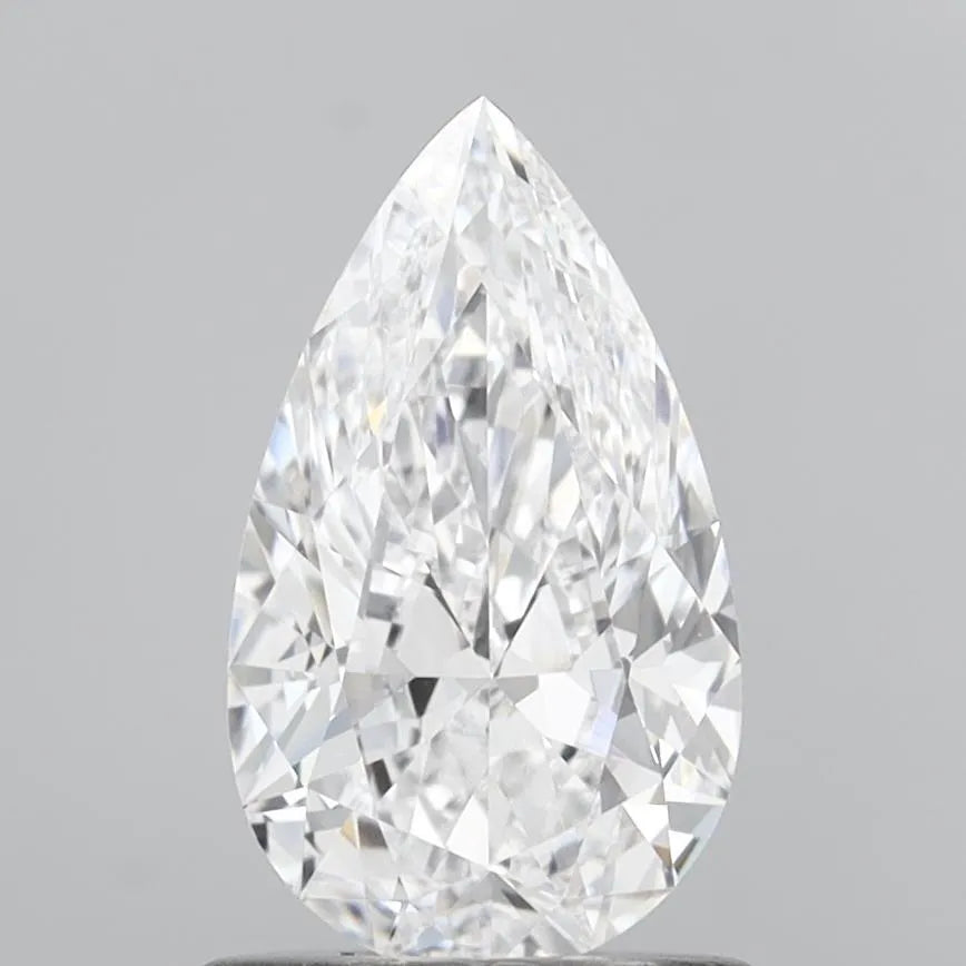 1.00ct Pear Natural Diamond (Colour D, Clarity VVS2, Cut EX, GIA Certified)
